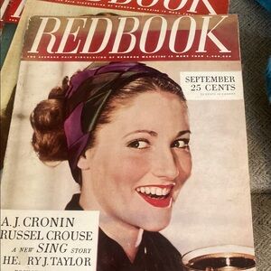 Vintage Redbook magazine sept 1944